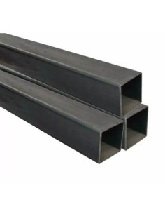 TUBO CUADRADO 70 x 70 x 5 X 5.270  MM PINTADO NEGRO