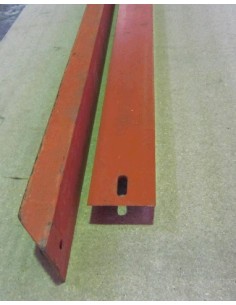 PERFIL UPN 100  NARANJA 3750 x100 x 50 mm