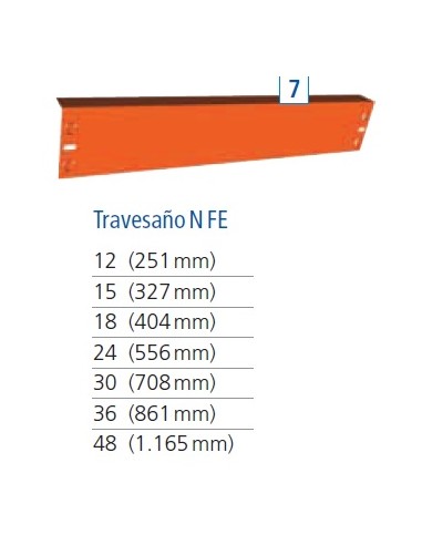 TRAVESAÑO NFE-36 DE 861mm / Para...