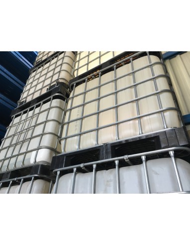 DEPOSITO DE PLASTICO 1000 L. CON JAULA