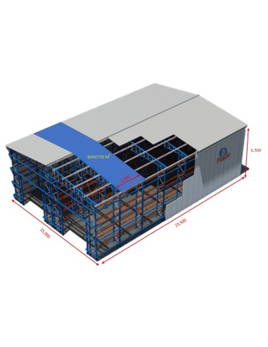 NAVE BODEGA AUTOPORTANTE 7 BANOS 337 M2