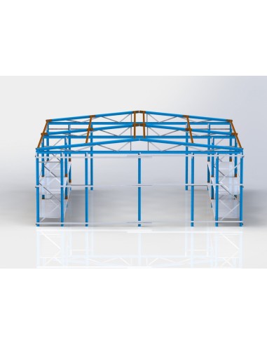 GARAJE FACIL MONTAJE CON ESTANTERIAS