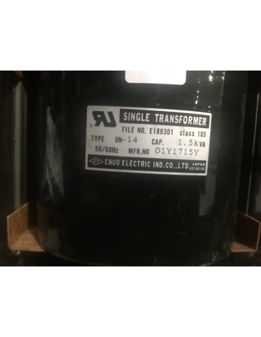 TRANSFORMADOR CHUO ELECTRIC FILE Nº....
