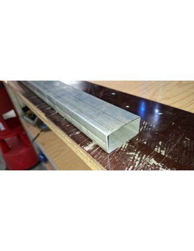 TOPE PALETA TUBO 5000 x 60 x 30 mm