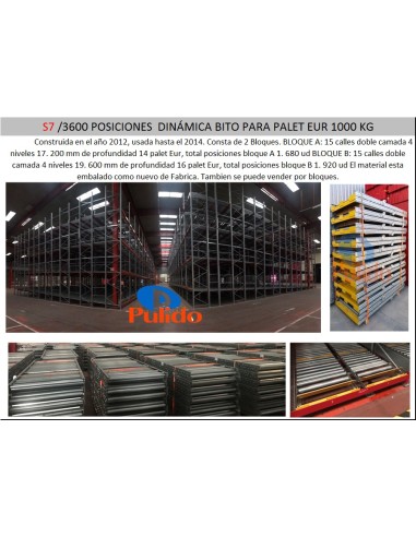 DINAMICA PALETIZACION STOCK DISPONIBLE